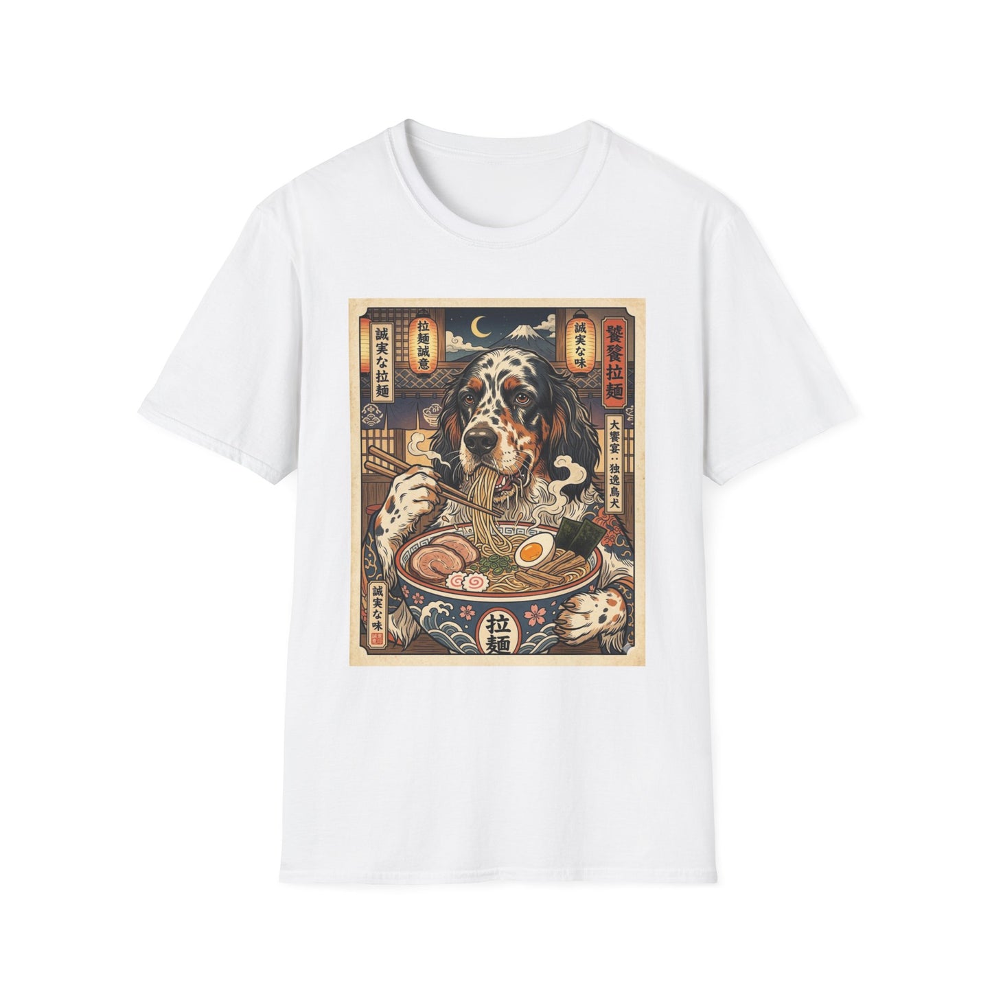 English Setter Ramen Art T-Shirt