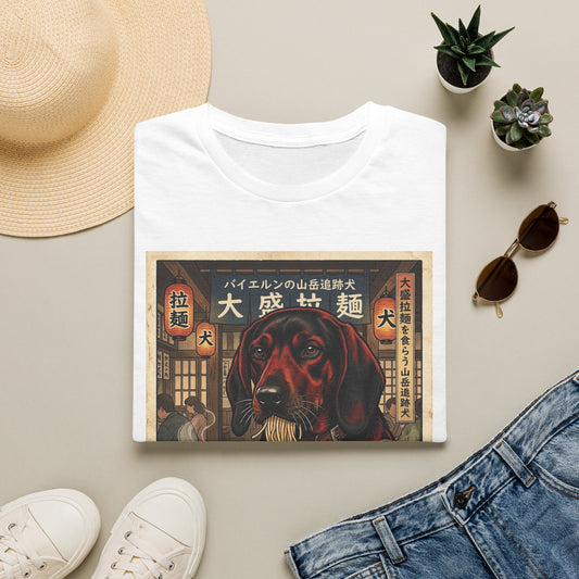 Bavarian Mountain Scent Hound Ramen Dog T-Shirt
