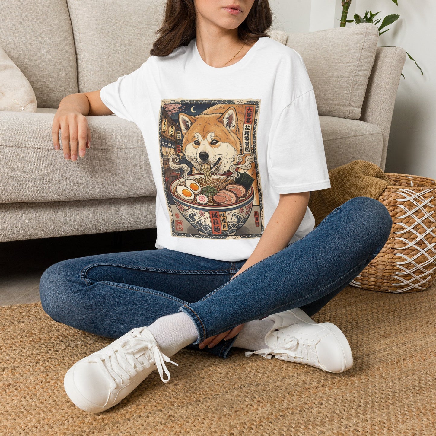 Japanese Akitainu Ramen T-Shirt — Vintage Japanese Street Food Graphic Tee