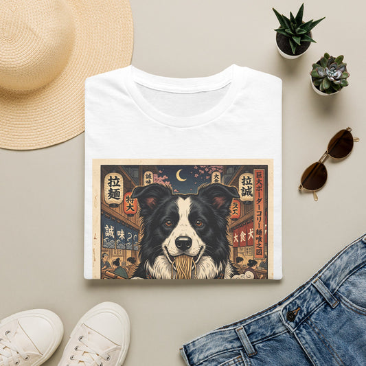Border Collie Ramen Noodle Shirt | Dog Noodle Bowl Tee