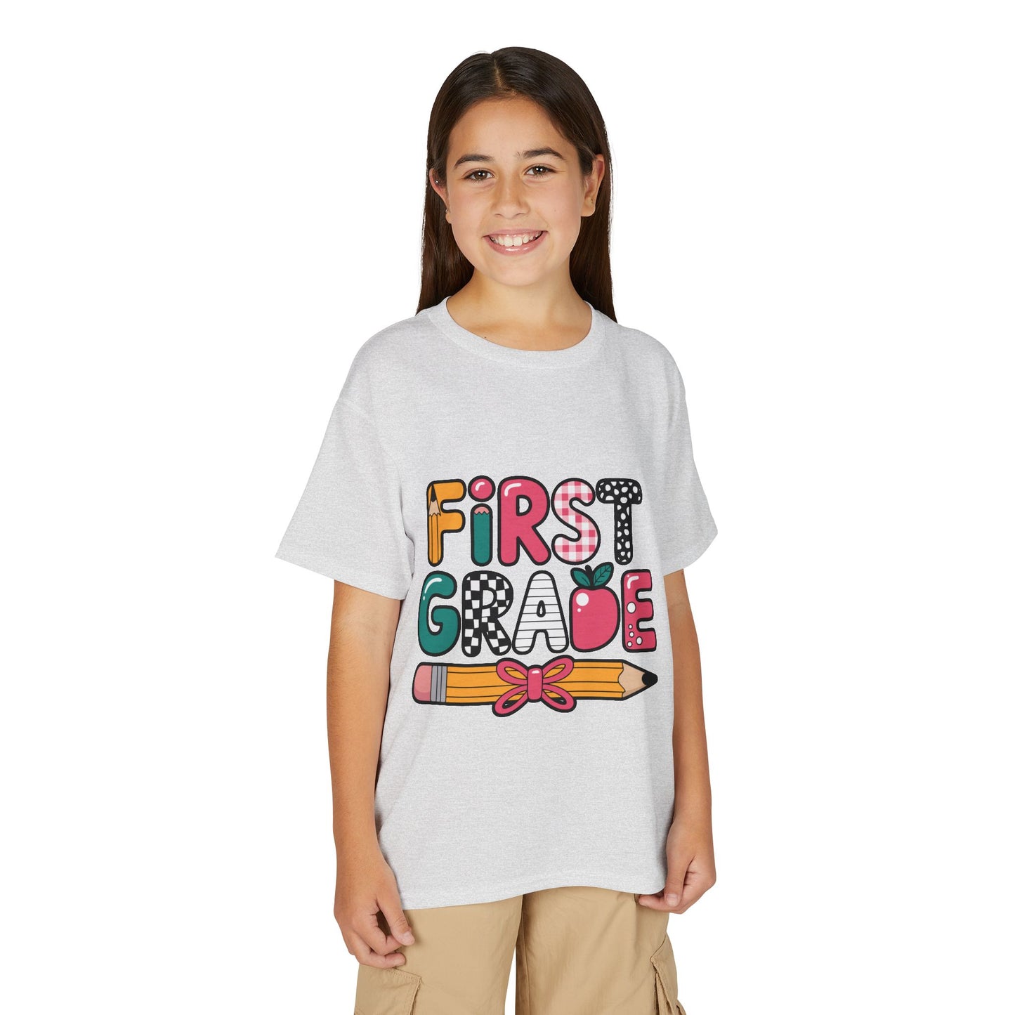 First Grade Pencil Kids T-Shirt | Back to School