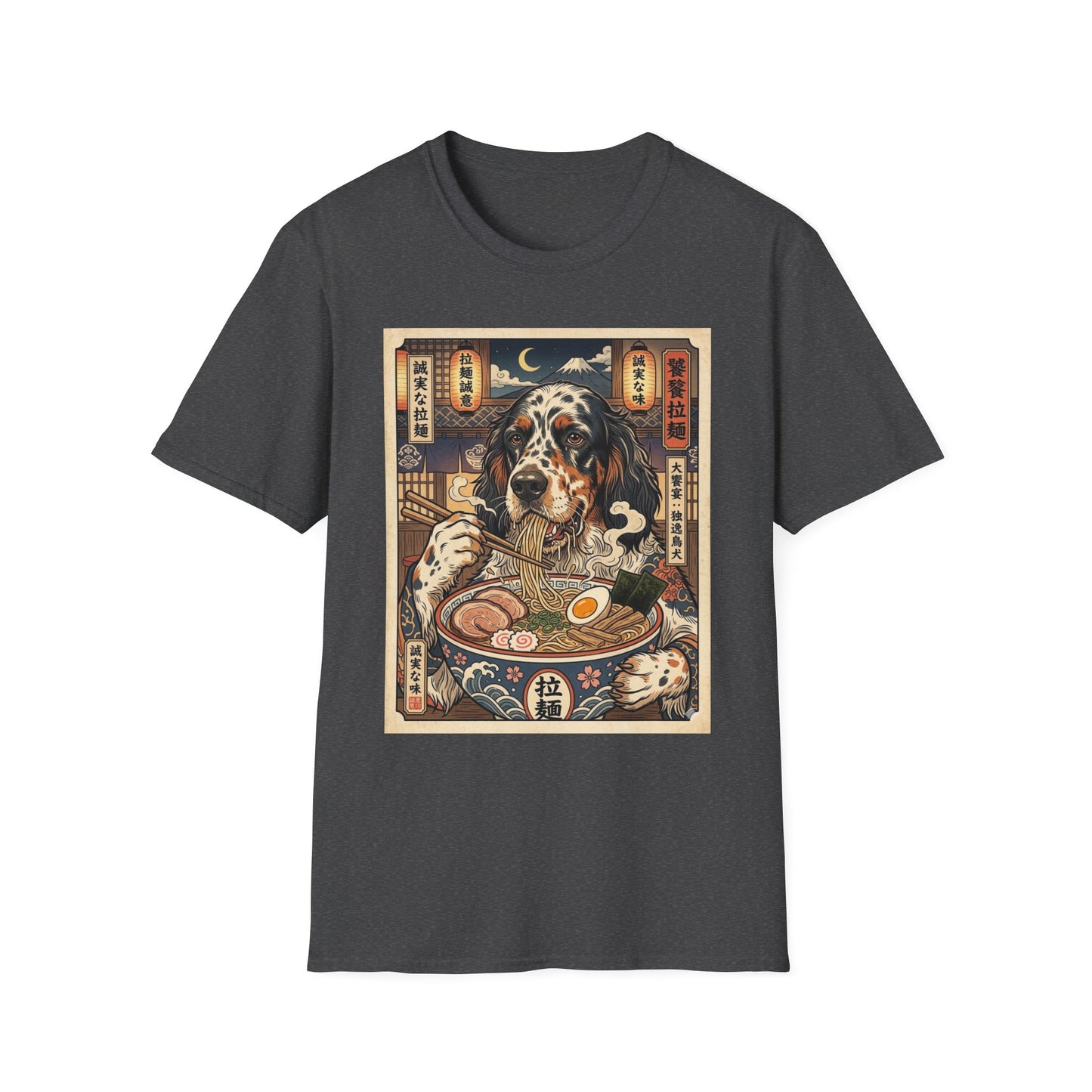 English Setter Ramen Art T-Shirt