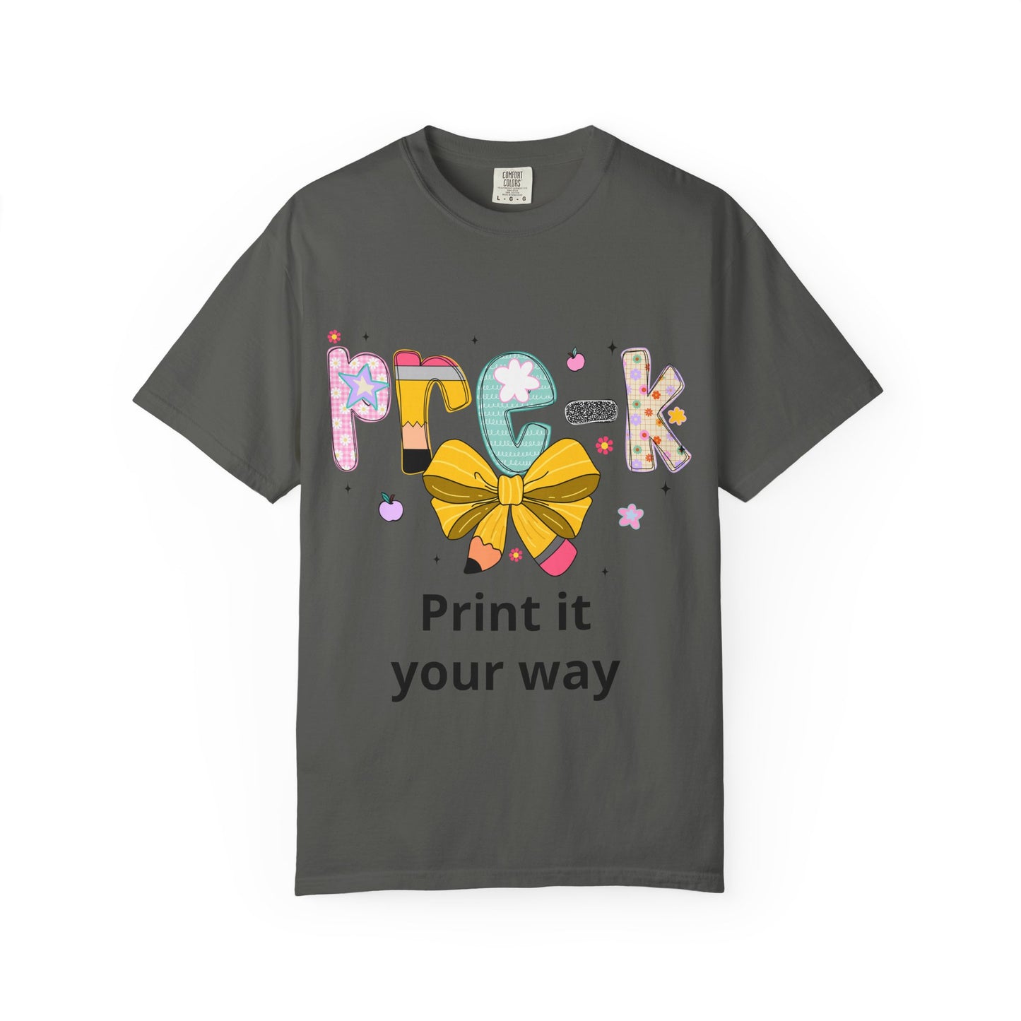 Pre K teacher T-shirt | Customizable Graphic Tee