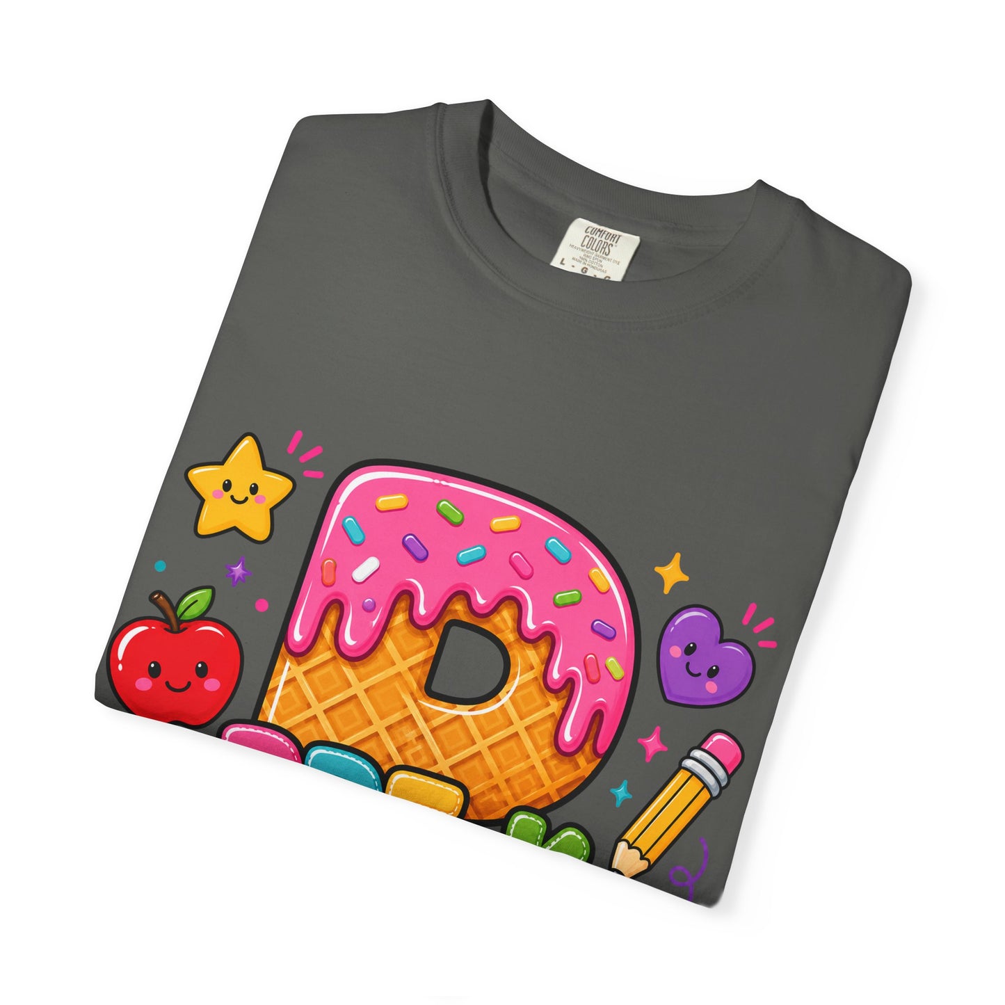 Pre-K Donut Ice Cream Cone Graphic T-Shirt | Preschool Teacher Shirt