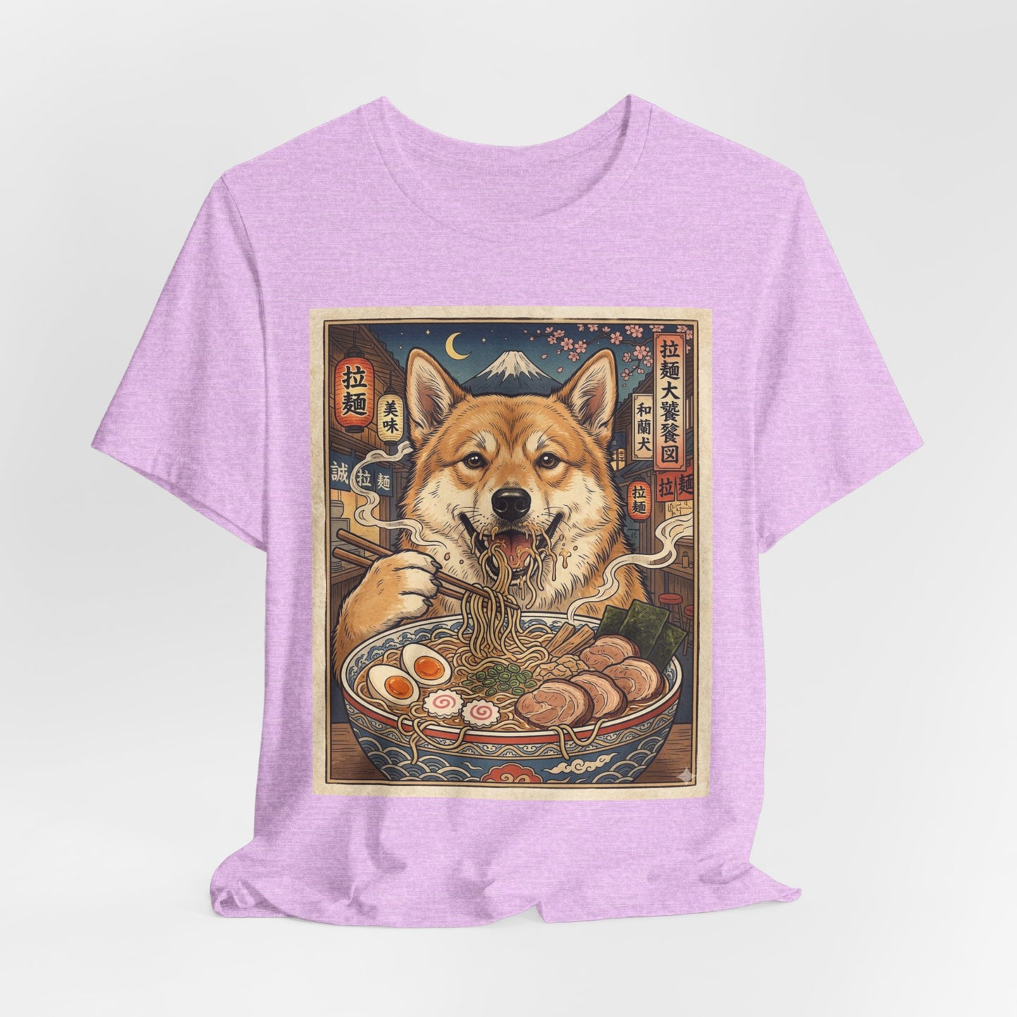 Norwegian Buhund Ramen Tee — Japanese Street Art Dog Graphic T-Shirt