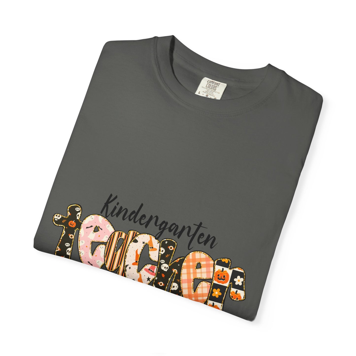 Kindergarten Teacher T-shirt | Cute School Apple Letters, Back-to-School Tee