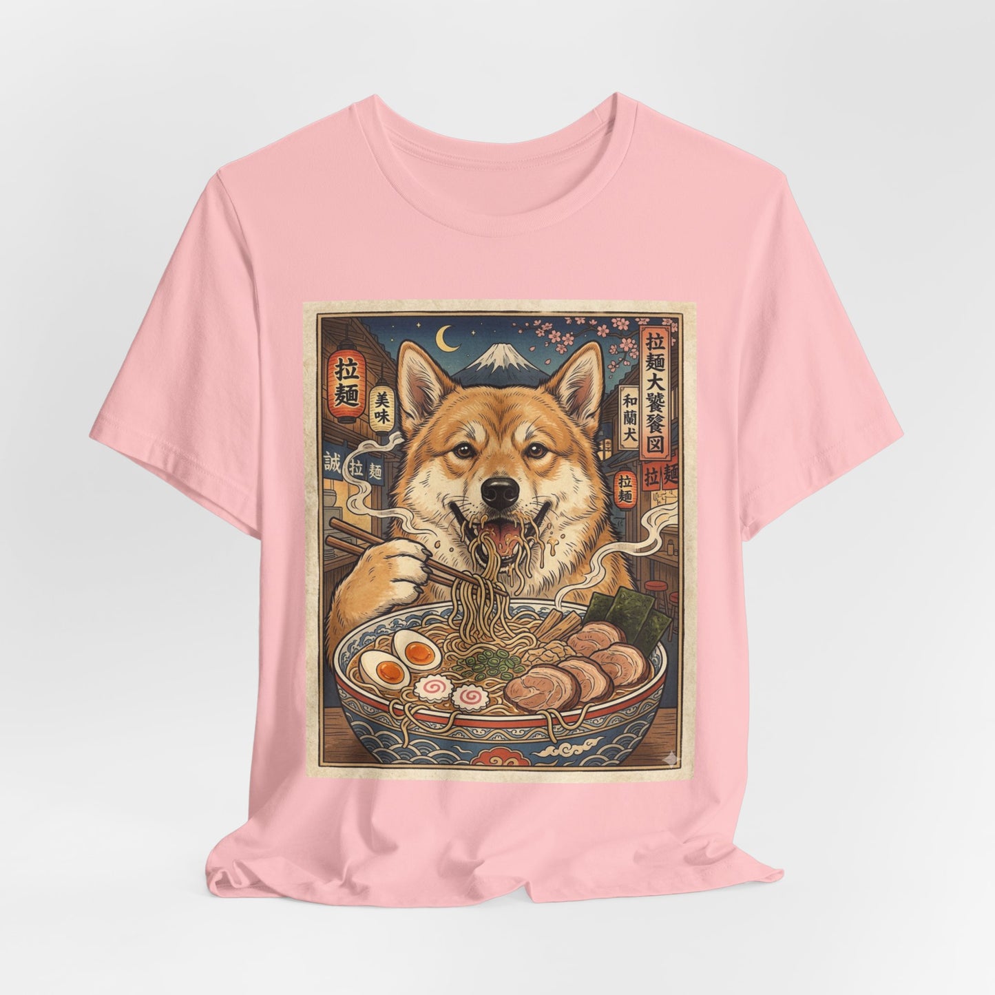 Norwegian Buhund Ramen Tee — Japanese Street Art Dog Graphic T-Shirt
