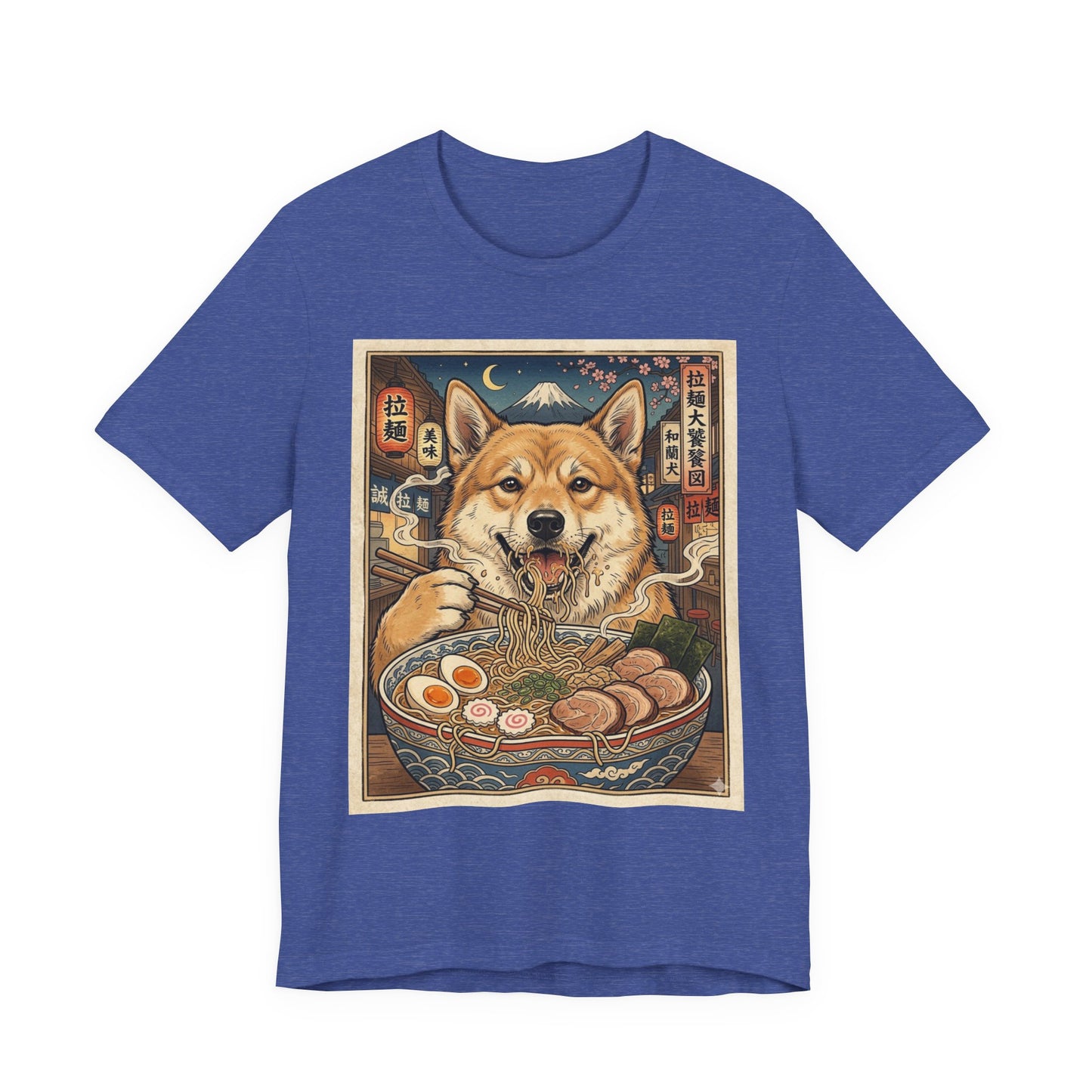 Norwegian Buhund Ramen Tee — Japanese Street Art Dog Graphic T-Shirt