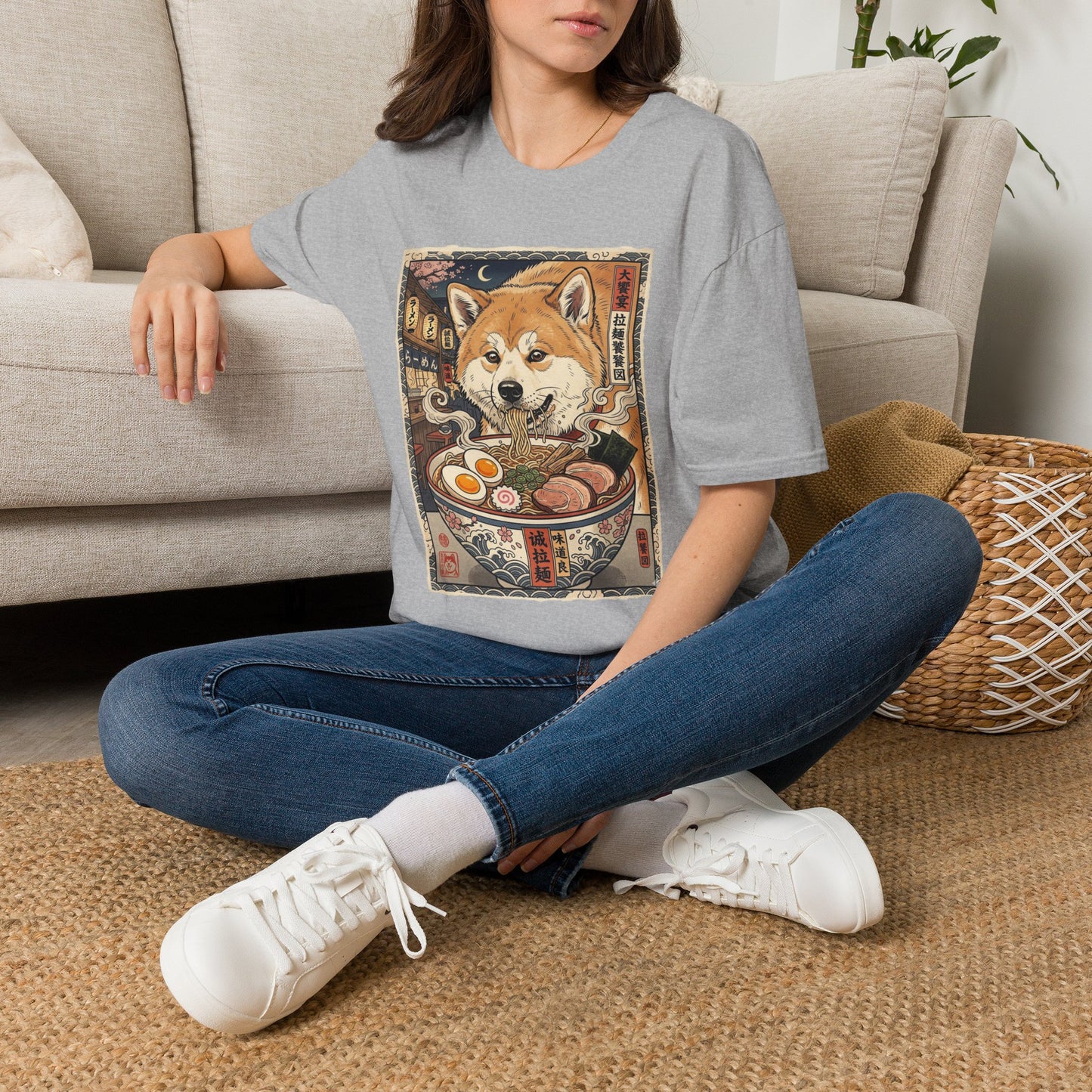 Japanese Akitainu Ramen T-Shirt — Vintage Japanese Street Food Graphic Tee