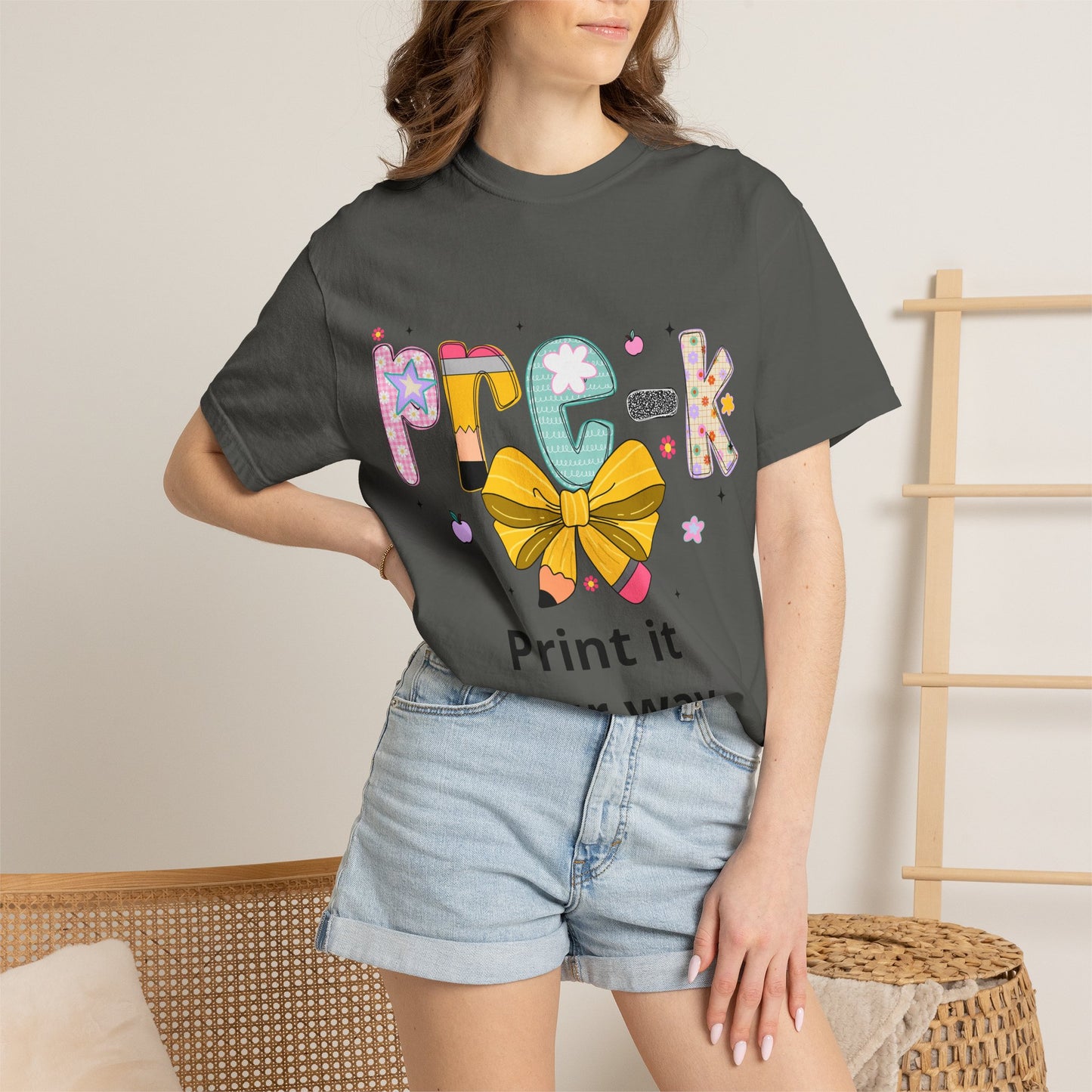Pre K teacher T-shirt | Customizable Graphic Tee