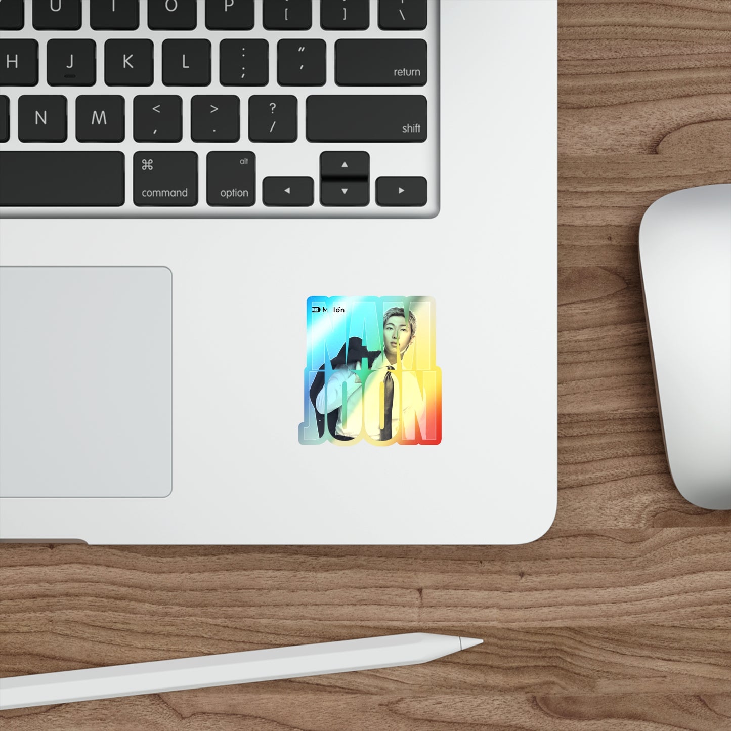 Namjoon Portrait Holographic Die-cut Sticker