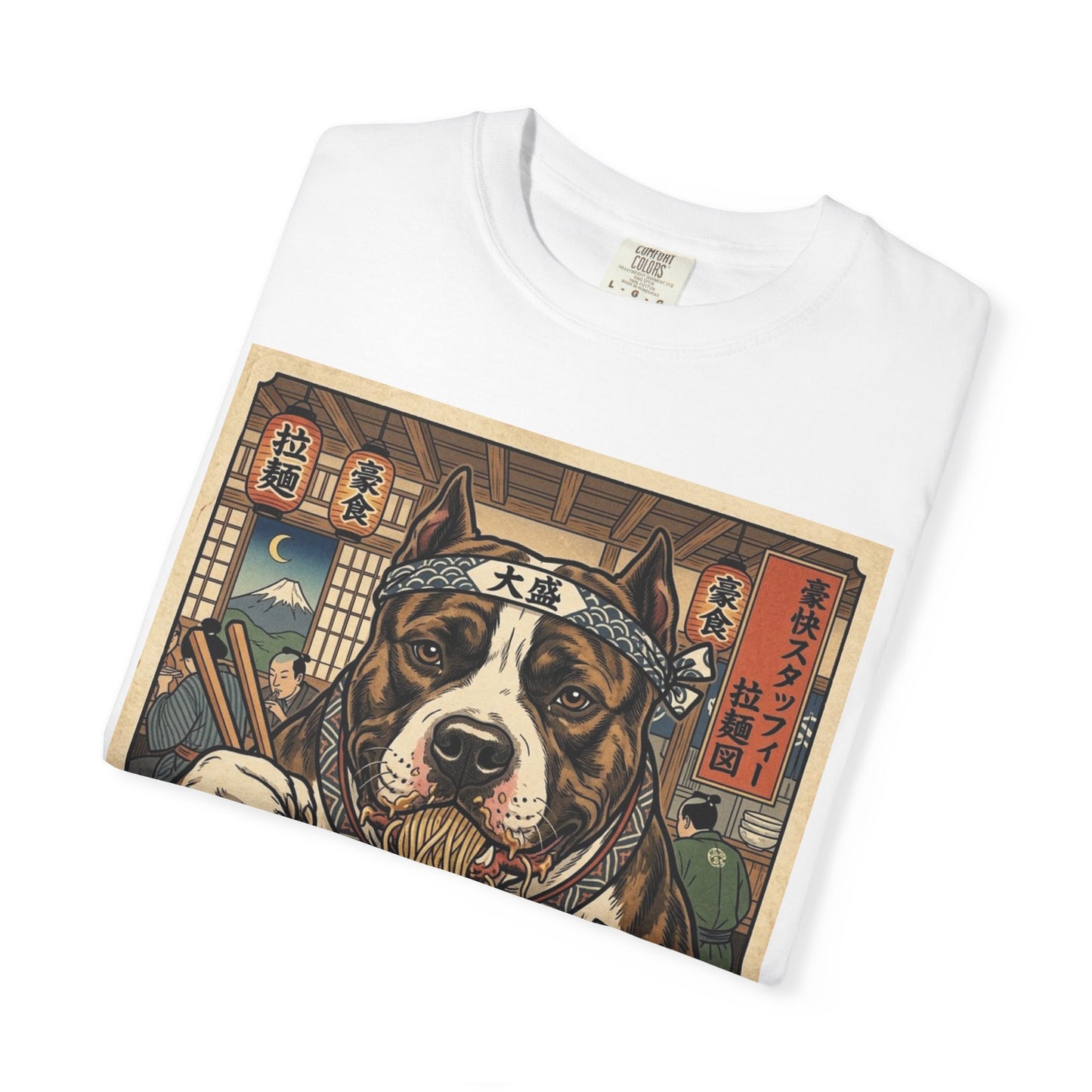 American Staffordshire Terrier Ramen Dog T-Shirt