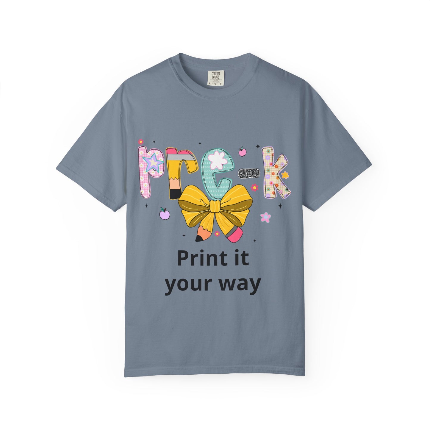 Pre K teacher T-shirt | Customizable Graphic Tee