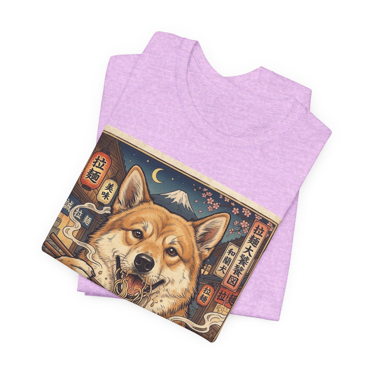 Norwegian Buhund Ramen Tee — Japanese Street Art Dog Graphic T-Shirt