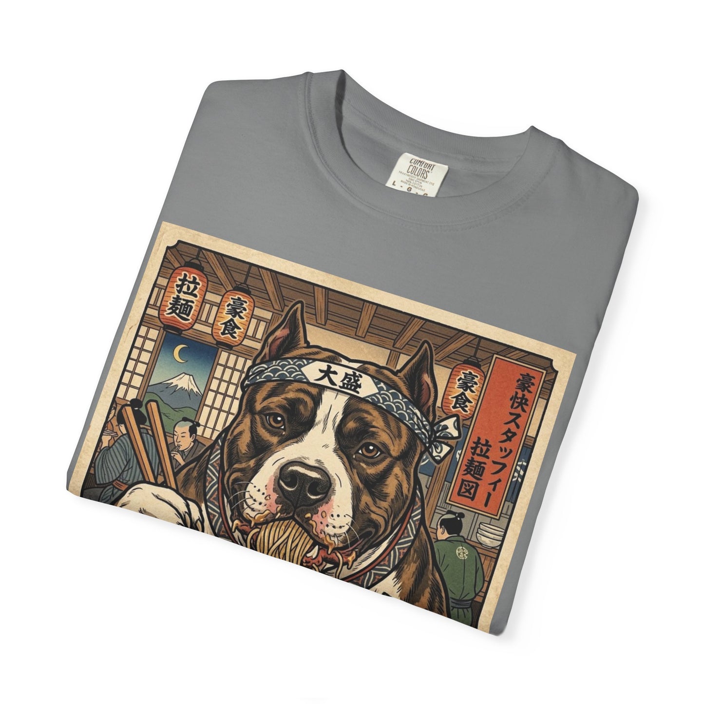 American Staffordshire Terrier Ramen Dog T-Shirt