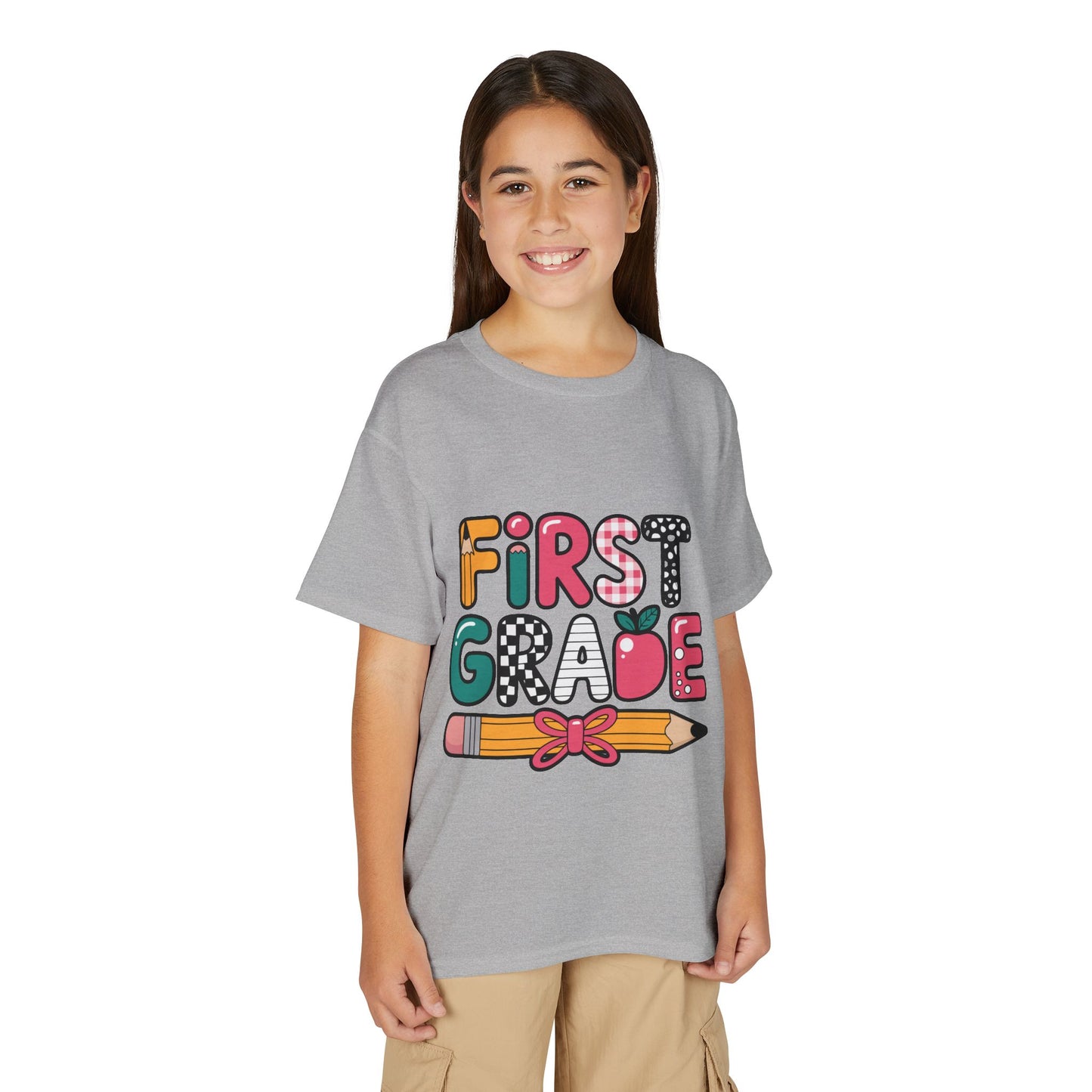 First Grade Pencil Kids T-Shirt | Back to School