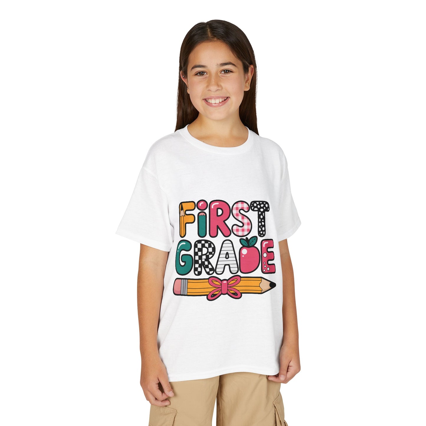 First Grade Pencil Kids T-Shirt | Back to School