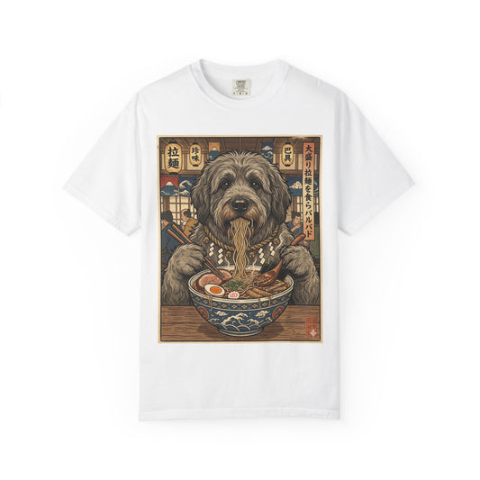 Barbado da Terceira Ramen Dog Illustration T-shirt