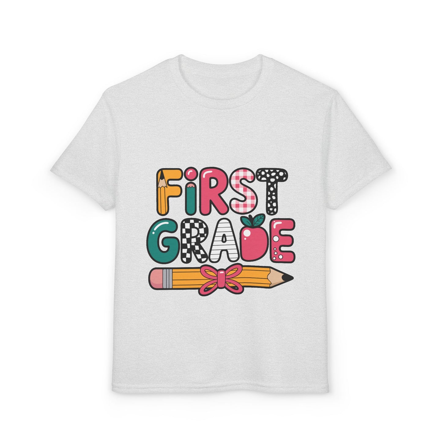First Grade Pencil Kids T-Shirt | Back to School