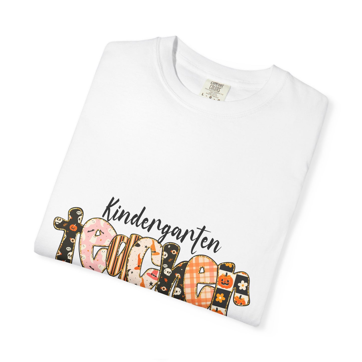 Kindergarten Teacher T-shirt | Cute School Apple Letters, Back-to-School Tee