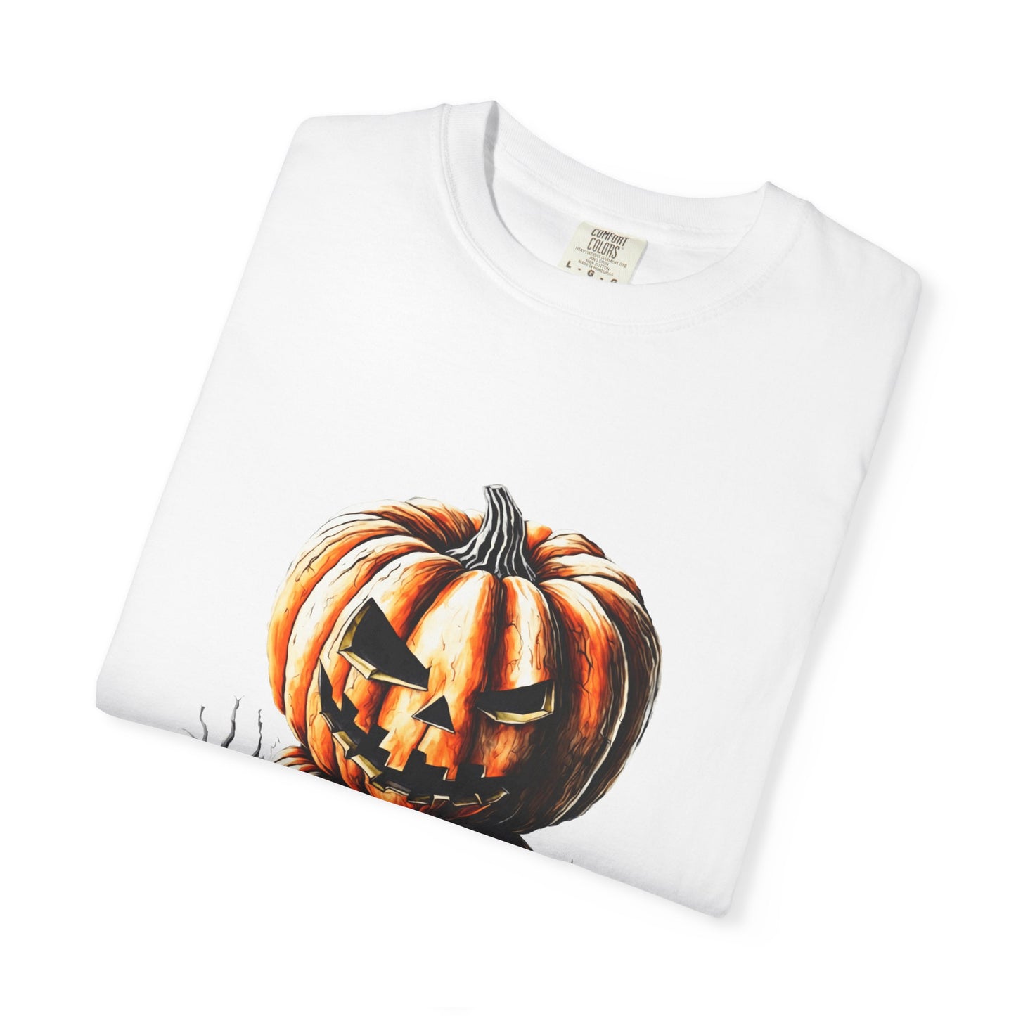 Stacked Jack-o'-Lanterns T-shirt | Halloween Pumpkin Illustration