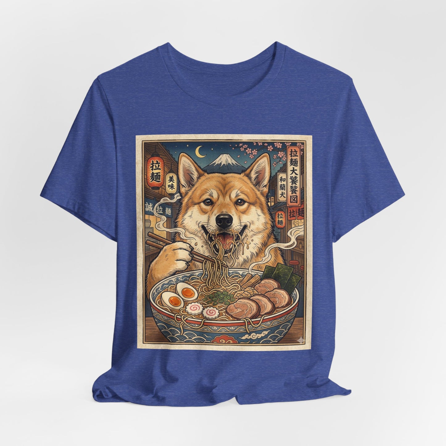 Norwegian Buhund Ramen Tee — Japanese Street Art Dog Graphic T-Shirt