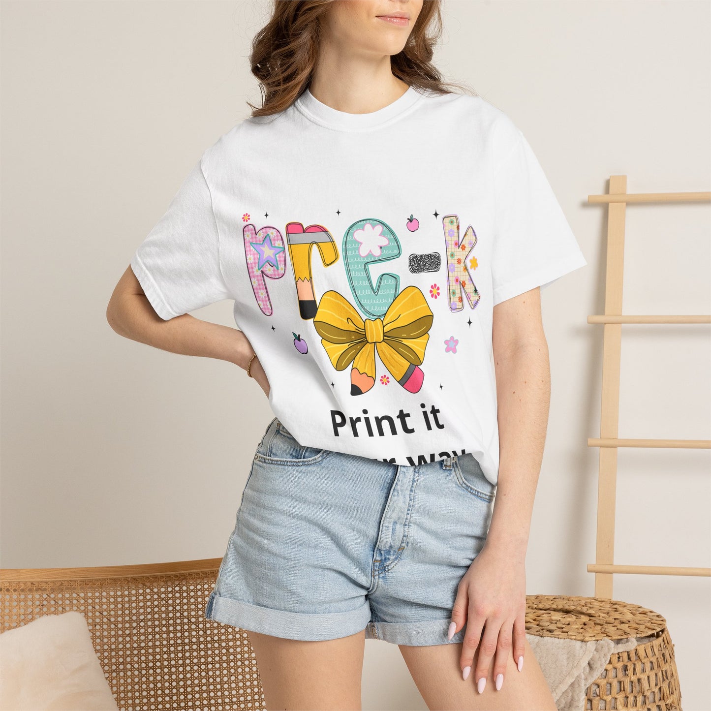 Pre K teacher T-shirt | Customizable Graphic Tee