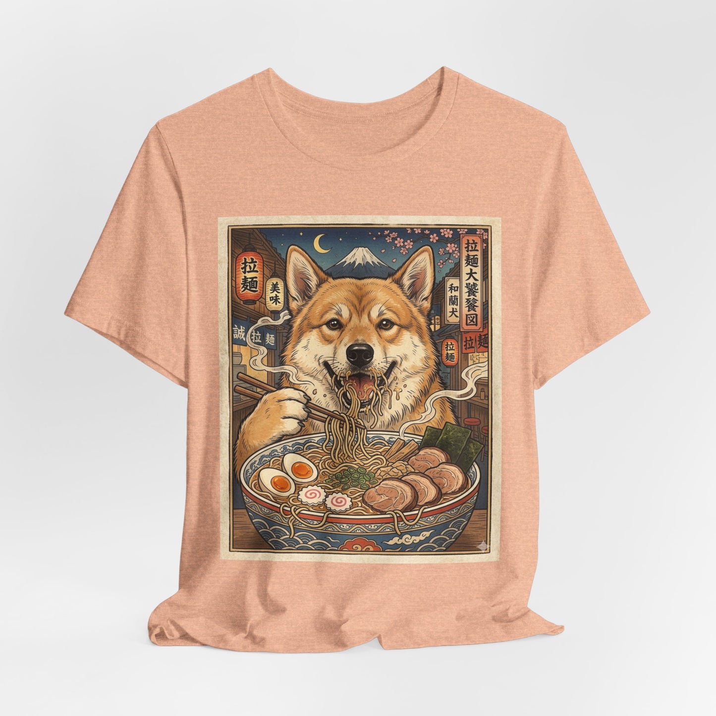 Norwegian Buhund Ramen Tee — Japanese Street Art Dog Graphic T-Shirt