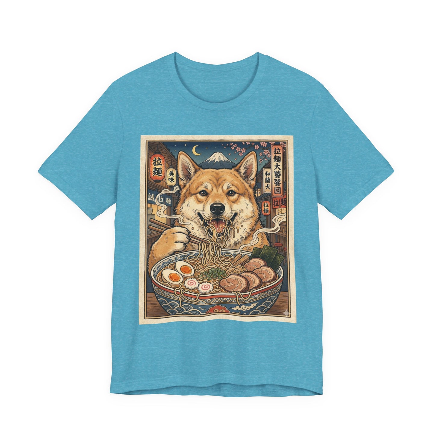 Norwegian Buhund Ramen Tee — Japanese Street Art Dog Graphic T-Shirt