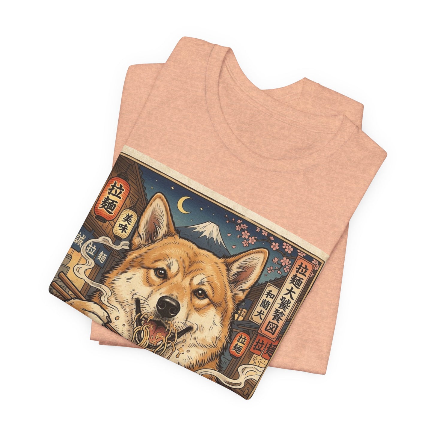 Norwegian Buhund Ramen Tee — Japanese Street Art Dog Graphic T-Shirt