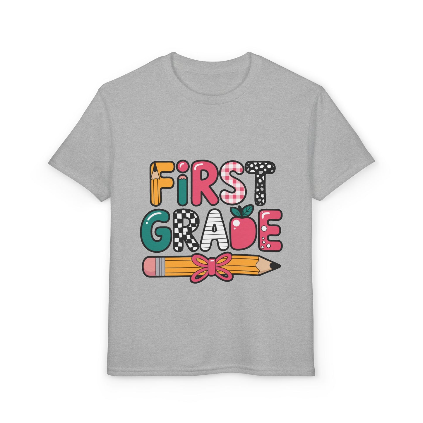 First Grade Pencil Kids T-Shirt | Back to School