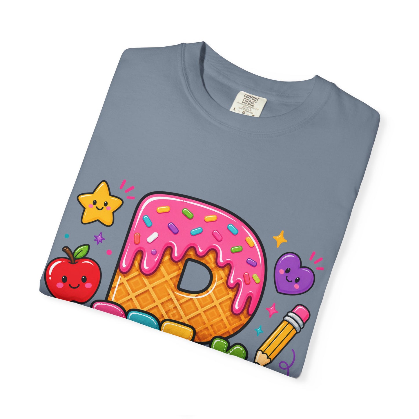Pre-K Donut Ice Cream Cone Graphic T-Shirt | Preschool Teacher Shirt